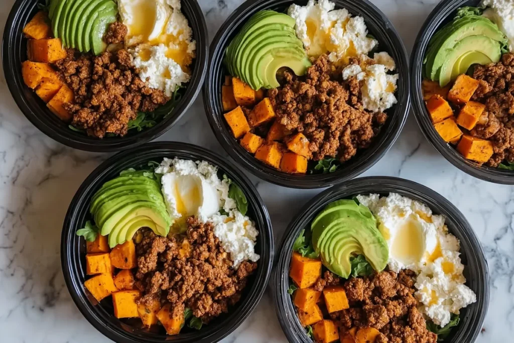 Protein-Packed Hot Honey Beef Bowls