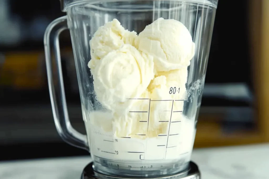 Quick 4th of July Milkshake with Candy Melt Decor