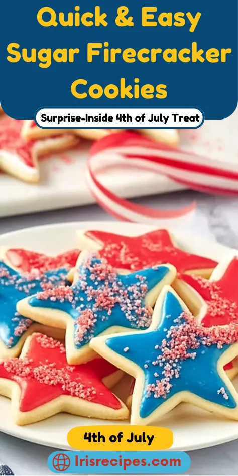 Quick & Easy Sugar Firecracker Cookies