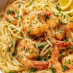 Quick Shrimp Pasta with Lemon Garlic Sauce