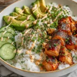 Quick & Spicy Salmon Rice Bowls Recipe
