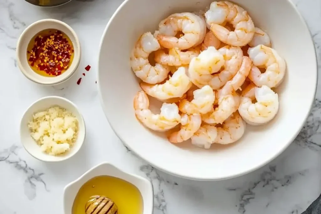 Quick Sticky Honey Garlic Shrimp