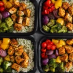 Roasted Chicken and Veggies Meal Prep