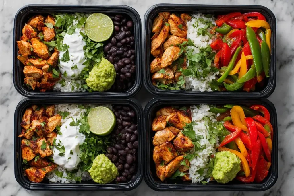 Simple Meal-Prep Burrito Bowls