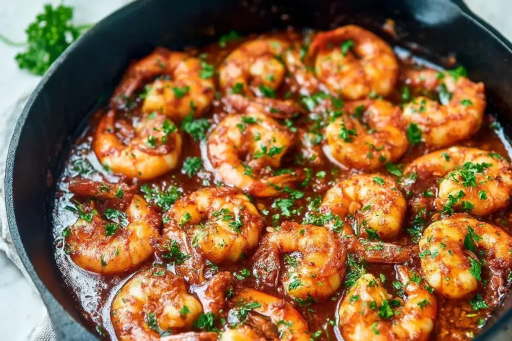 Spicy New Orleans Shrimp with Garlic Butter Sauce