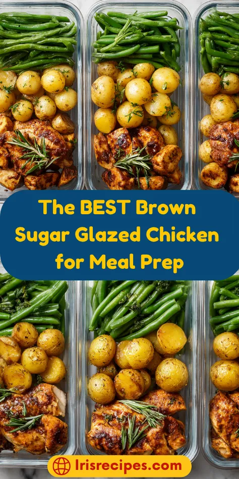 The BEST Brown Sugar Glazed Chicken for Meal Prep