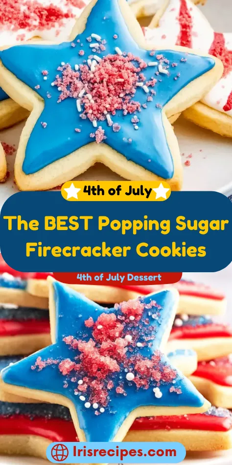 The BEST Popping Sugar Firecracker Cookies