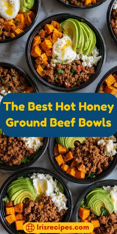 The Best Hot Honey Ground Beef Bowls