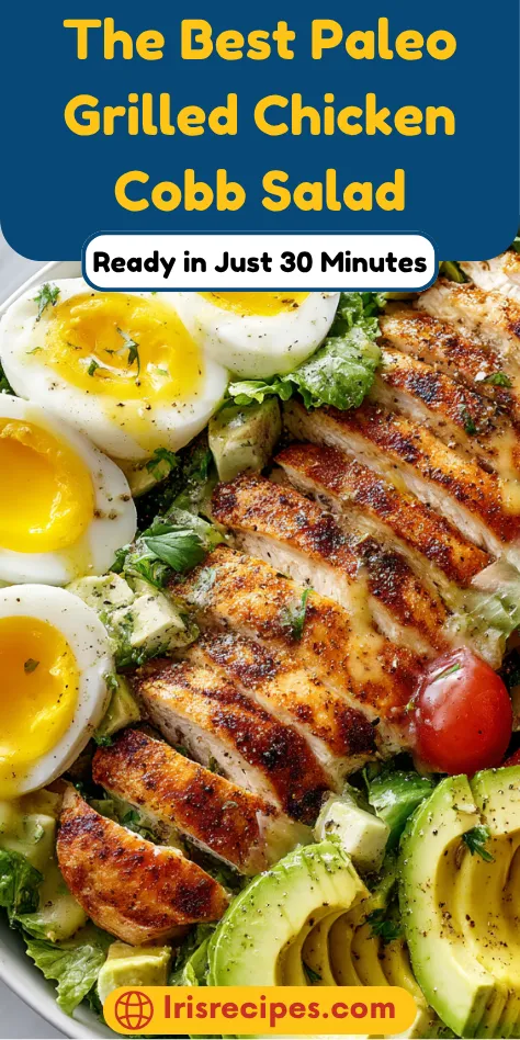 The Best Paleo Grilled Chicken Cobb Salad