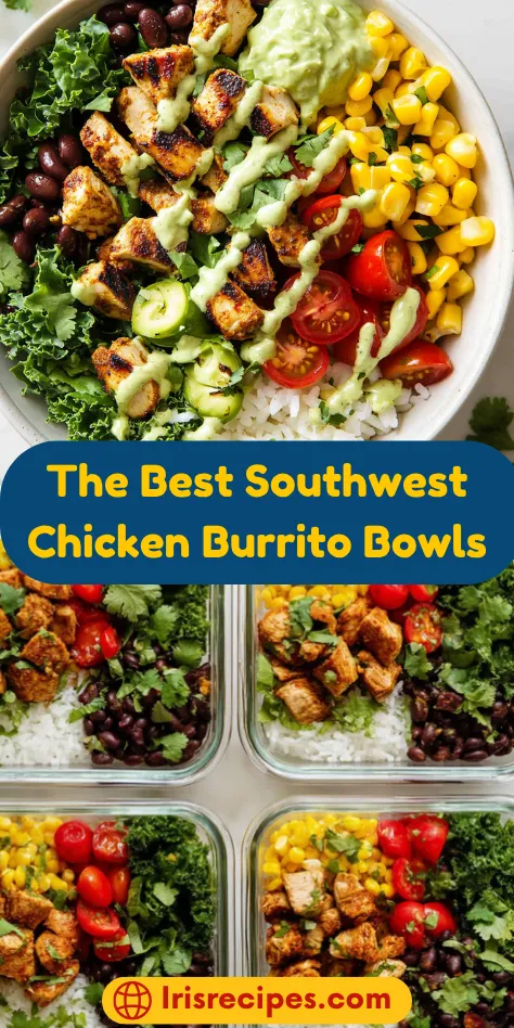 The Best Southwest Chicken Burrito Bowls