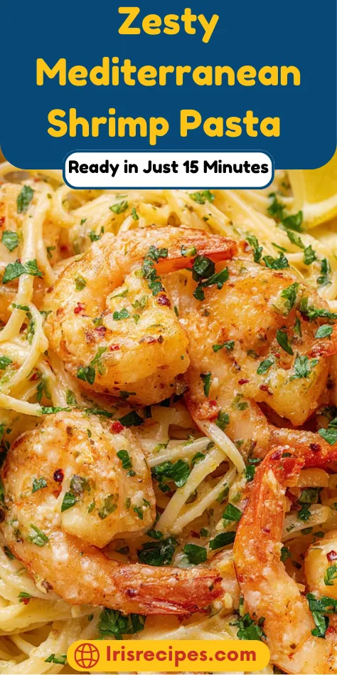 Zesty Mediterranean Shrimp Pasta