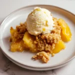 3 Ingredient Peach Cobbler Recipe