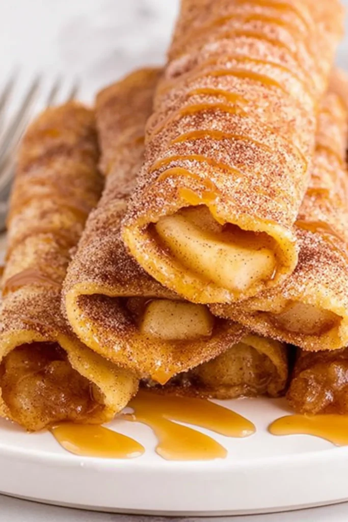 Air Fryer Apple Pie Taquitos (Easy 15-Minute Recipe)