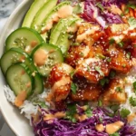 Air Fryer Bang Bang Chicken Bowl