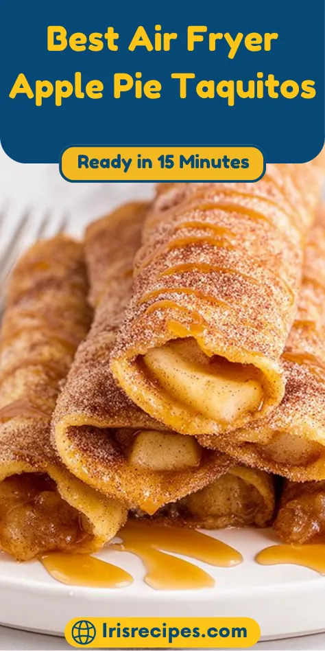 Best Air Fryer Apple Pie Taquitos