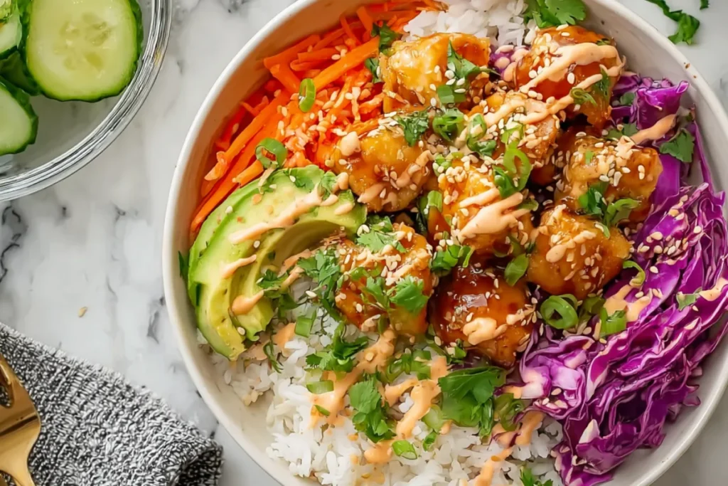 Best Bang Bang Chicken Bowl Ever