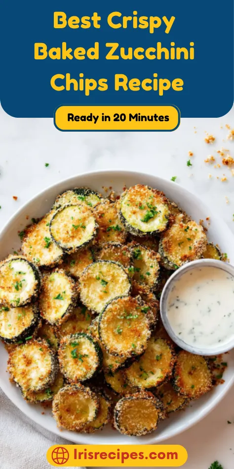 Best Crispy Baked Zucchini Chips Recipe