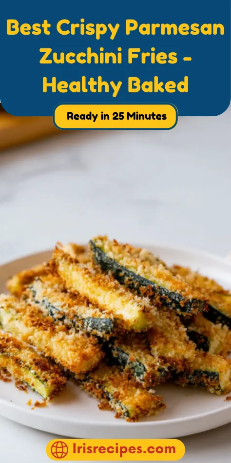 Best Crispy Parmesan Zucchini Fries - Healthy Baked
