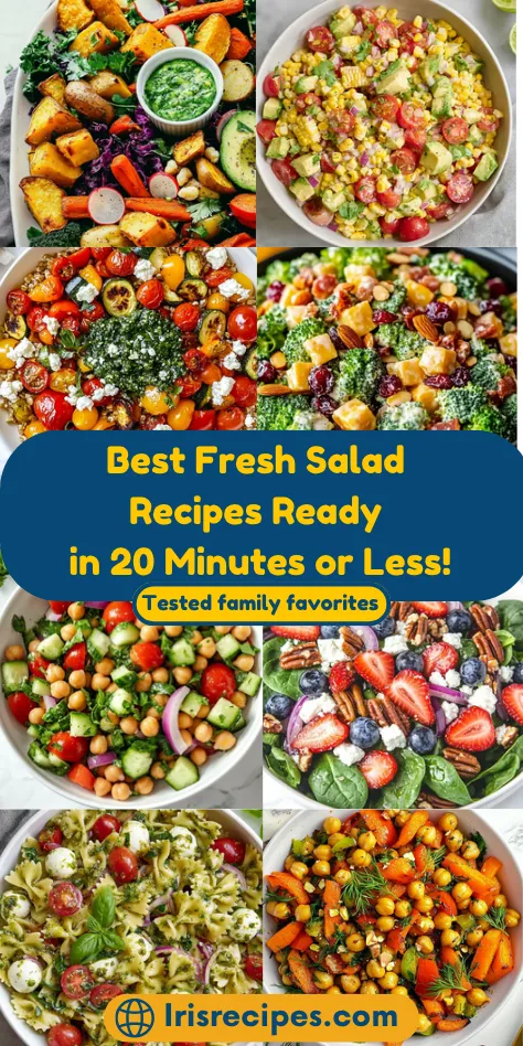 Best Fresh Salad Recipes Ready in 20 Minutes or Less