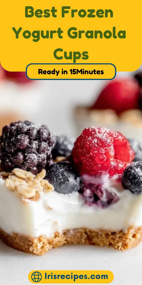 Best Frozen Yogurt Granola Cups