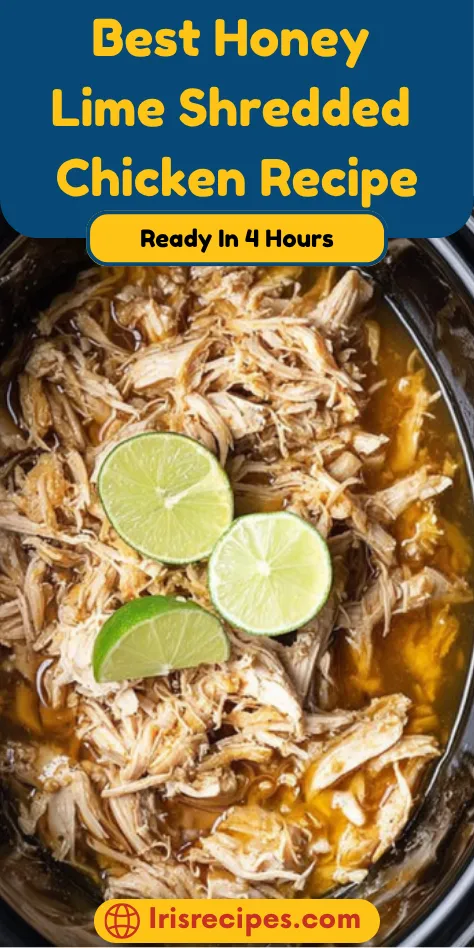 Best Honey Lime Shredded Chicken Recipe