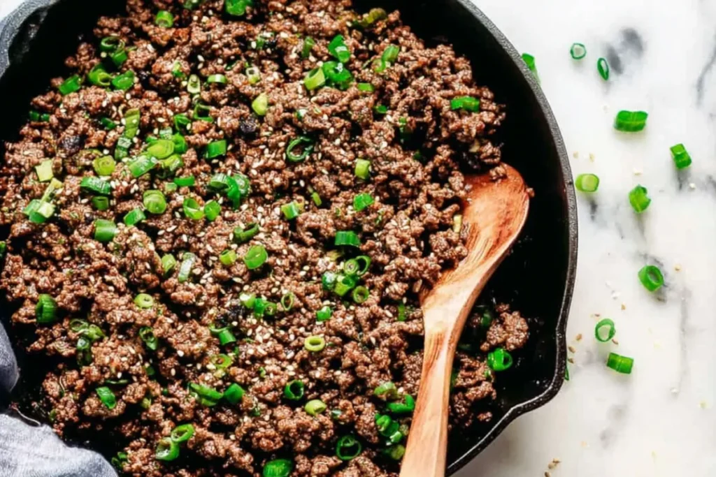 Best Korean Ground Beef Recipe