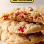 Best Strawberry Shortcake Cookies Recipe - Bakery Style
