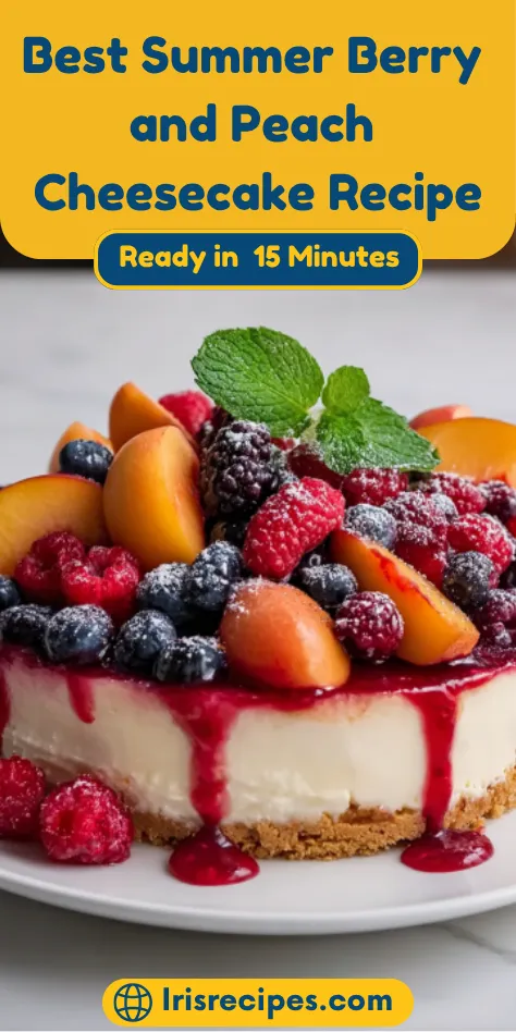 Best Summer Berry and Peach Cheesecake Recipes