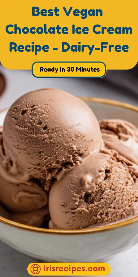 Best Vegan Chocolate Ice Cream Recipe - Dairy-Free