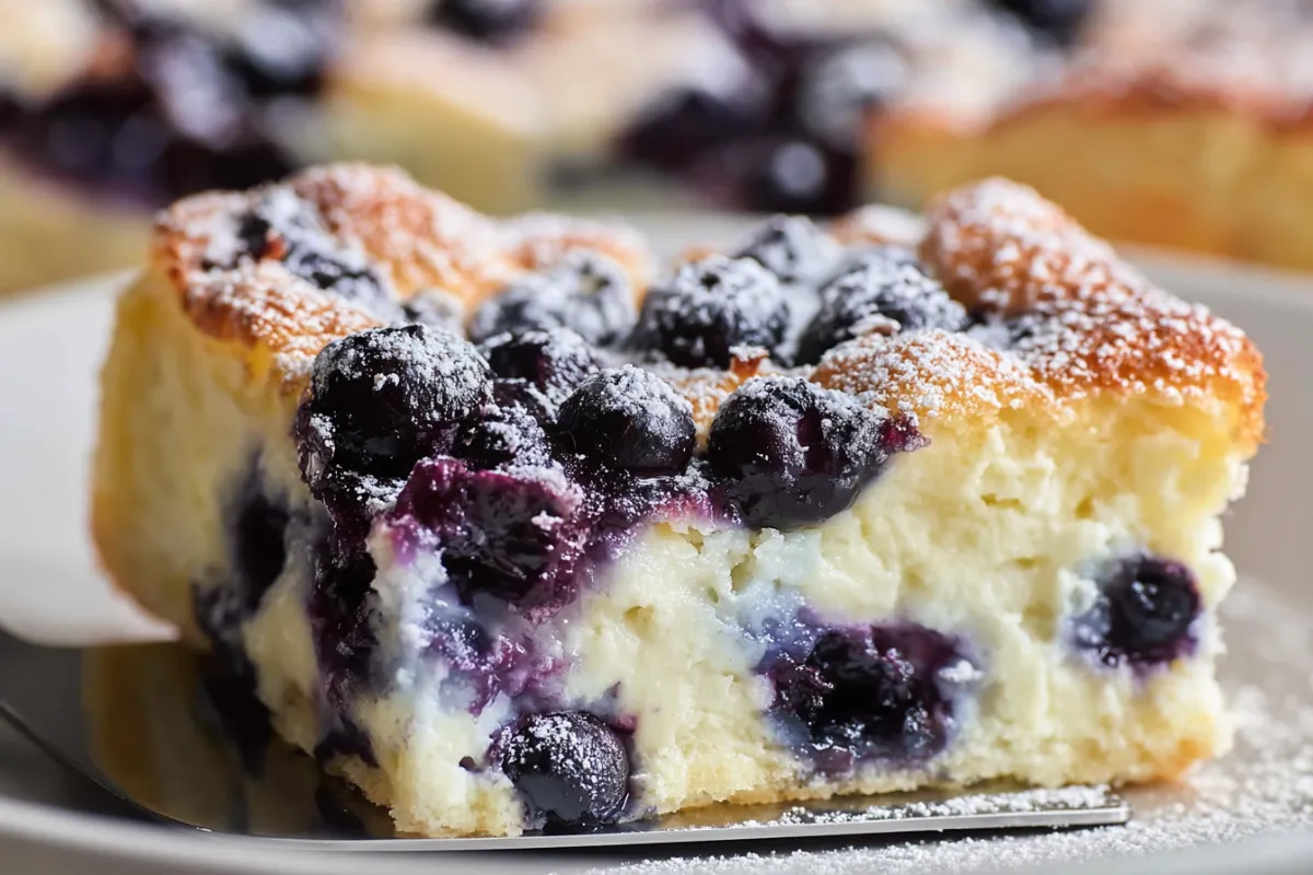 Blueberry Cottage Cheese Breakfast Bake