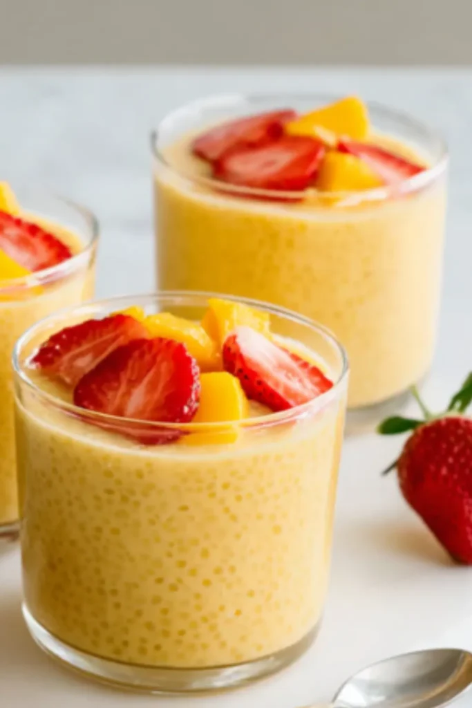Classic Mango Tapioca Pudding (No-Fail Method)