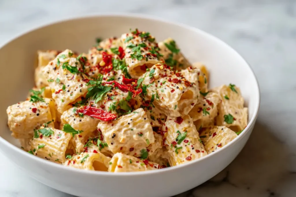 Cottage Cheese Pasta Sauce No Blender (High Protein)
