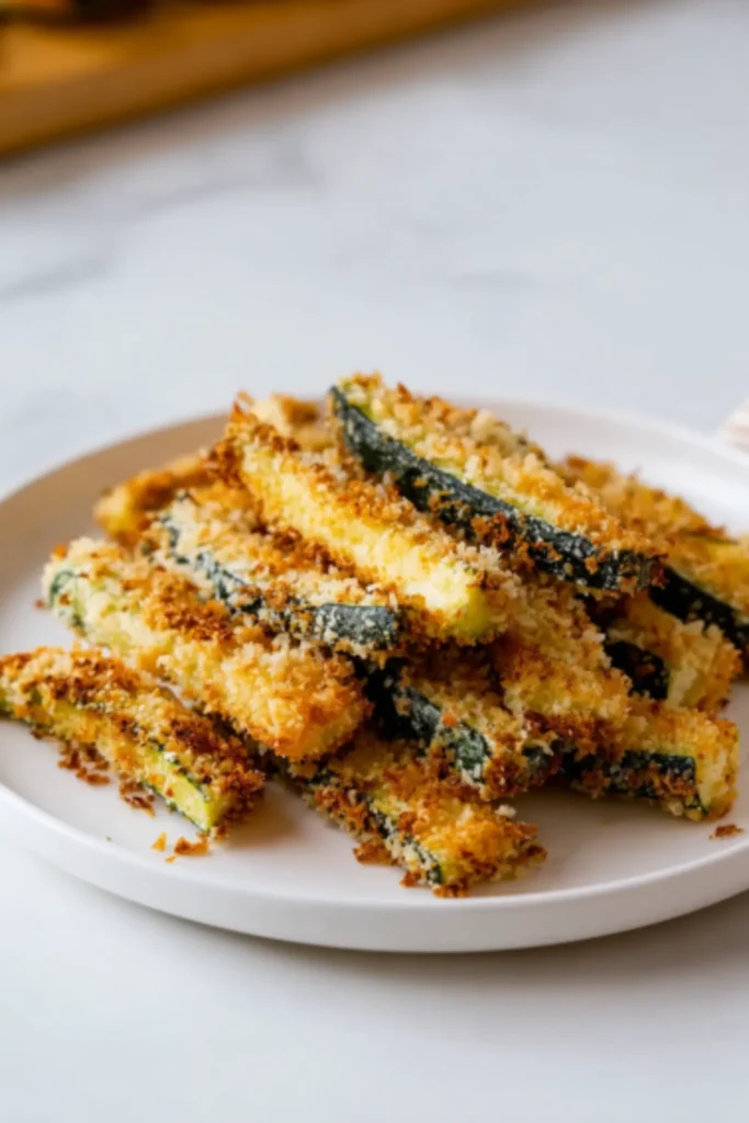Crispy Parmesan Zucchini Fries Recipe