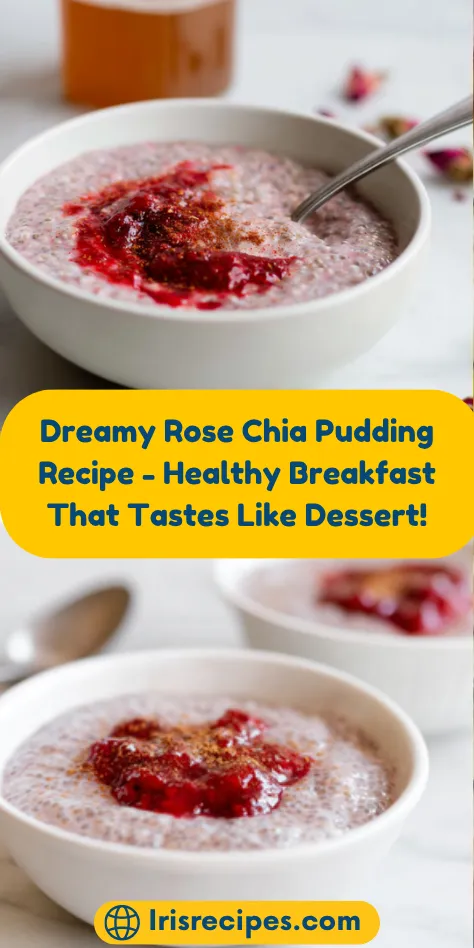 Dreamy Rose Chia Pudding Recipe - Healthy Breakfast That Tastes Like Dessert