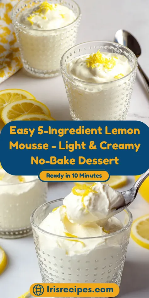 Easy 5-Ingredient Lemon Mousse