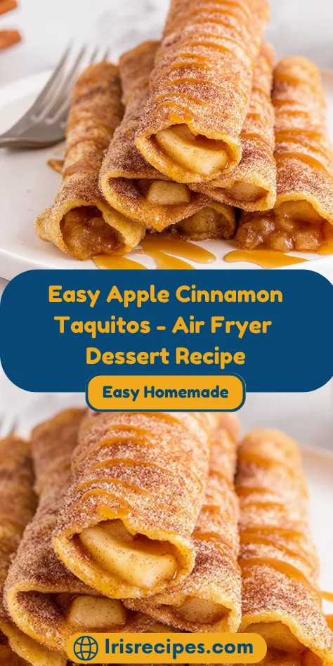 Easy Apple Cinnamon Taquitos - Air Fryer Dessert Recipe