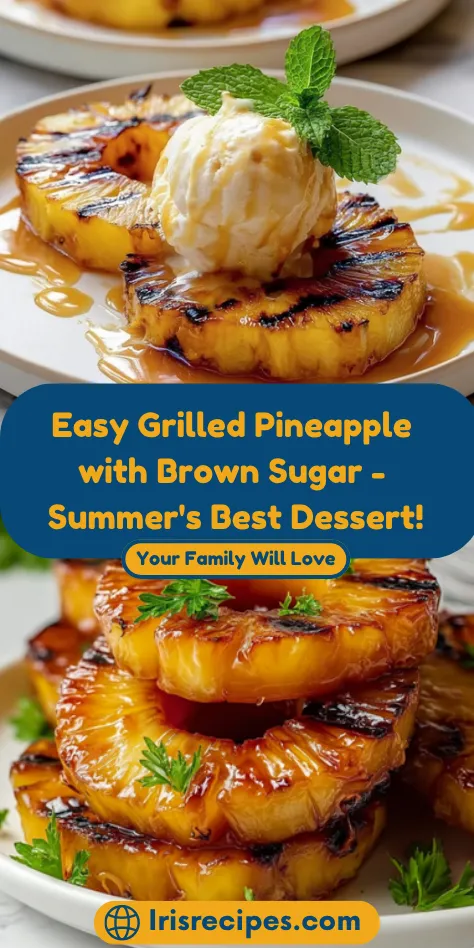 Easy Grilled Pineapple with Brown Sugar - Summer's Best Dessert