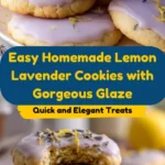 Easy Homemade Lemon Lavender Cookies with Gorgeous Glaze