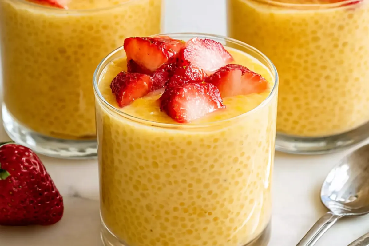 Easy Mango Tapioca Pudding Recipe (Ready in 30 Minutes)