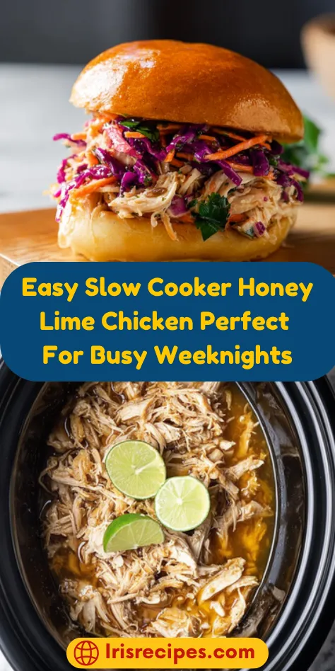Easy Slow Cooker Honey Lime Chicken