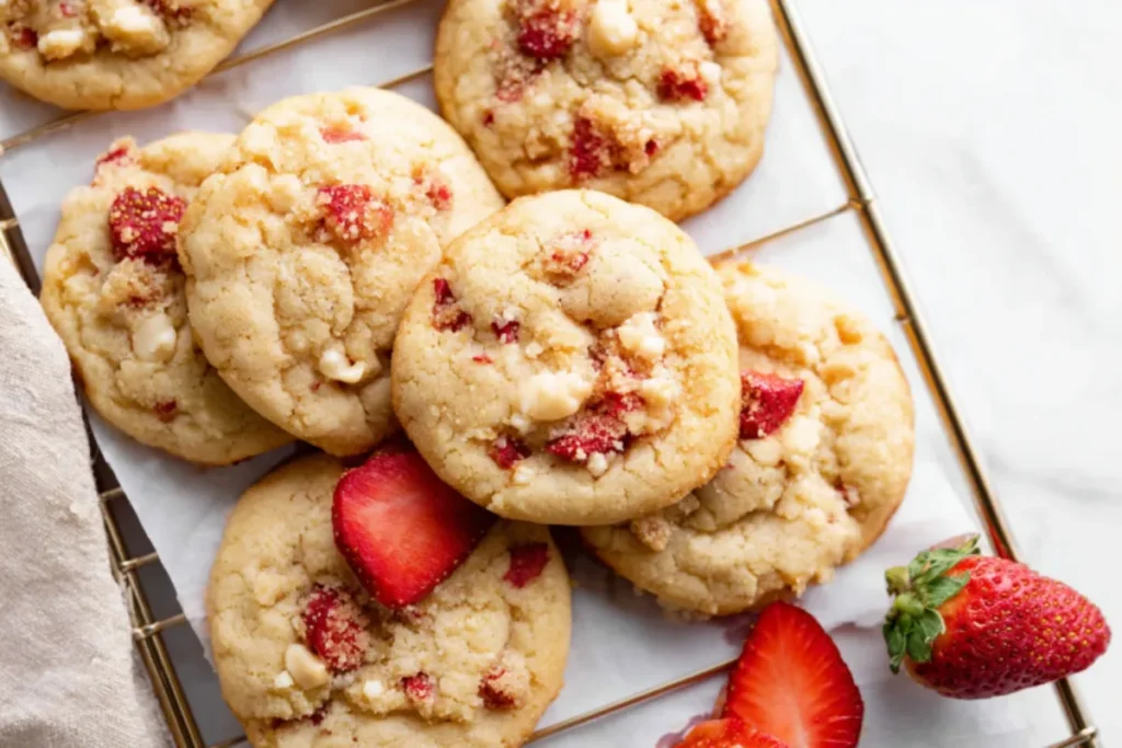 Easy Strawberry Shortcake Cookies (30 Minutes!