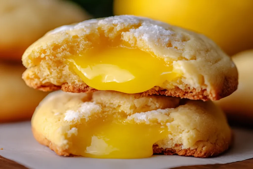 Easy Stuffed Lemon Cookies - Ready in 30 Minutes
