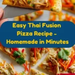 Easy Thai Fusion Pizza Recipe - Homemade in Minutes