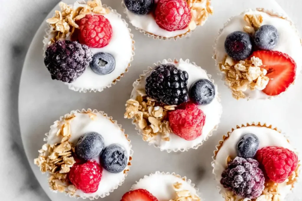 Frozen Yogurt Granola Cups Recipe - No-Bake Summer Treats