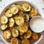 Healthy Crispy Baked Zucchini Chips Recipe