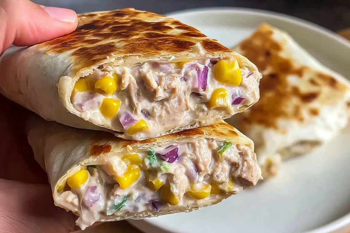 Healthy Tuna Melt Wrap - 52g Protein