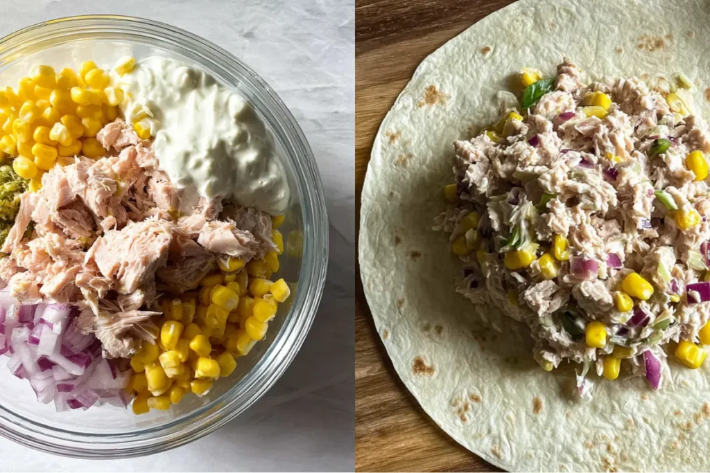 Healthy Tuna Melt Wrap (No Mayo Needed)