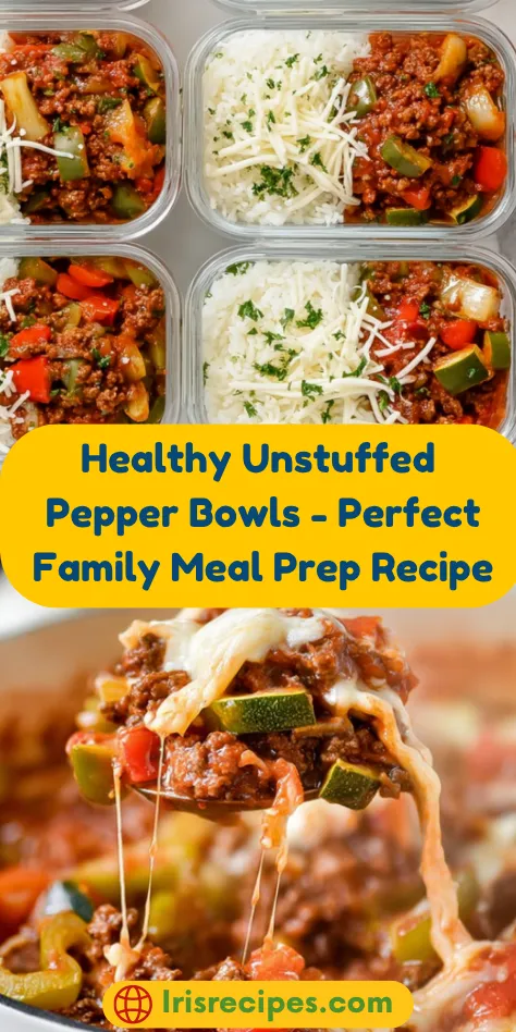 Healthy Unstuffed Pepper Bowls