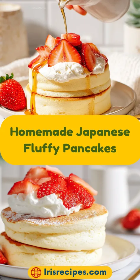 Homemade Japanese Fluffy Pancakes