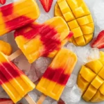 Homemade Strawberry Mango Popsicles